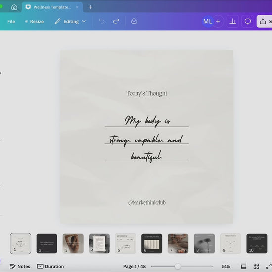 tutorial uso templates canva markethink club